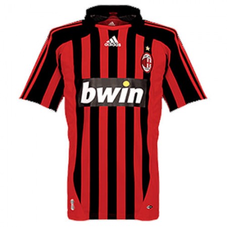 Billiga Fotbollströjor AC Milan Retro Hemma tröja 2007-2008 Kortärmad